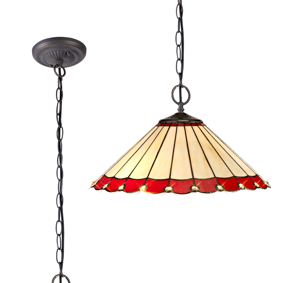 Loren 2 Light Downlighter Pendant  EM7920-KHSA