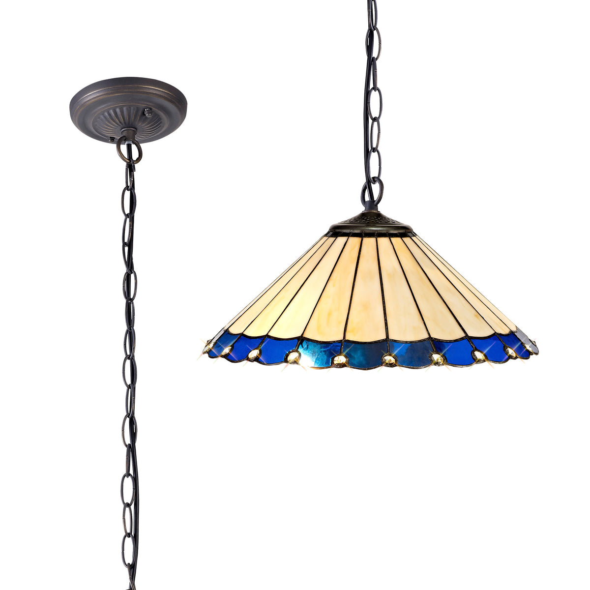 Loren 1 Light Downlighter Pendant  EM8130-KHSA