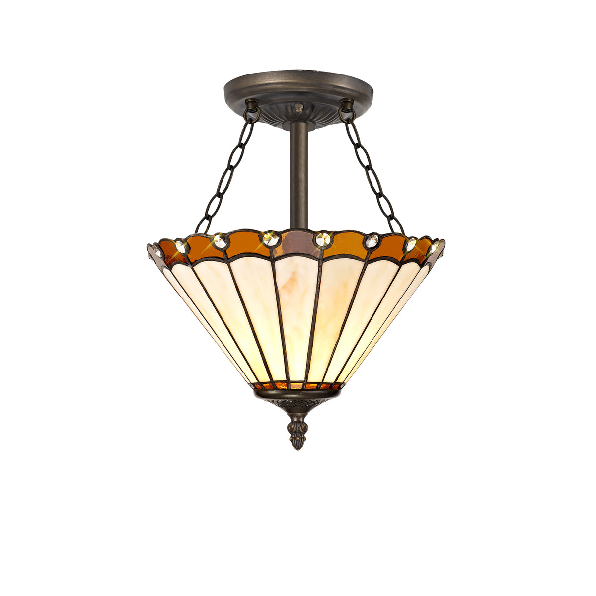 Loren 3 Light Semi Ceiling  EM8620-KHSA
