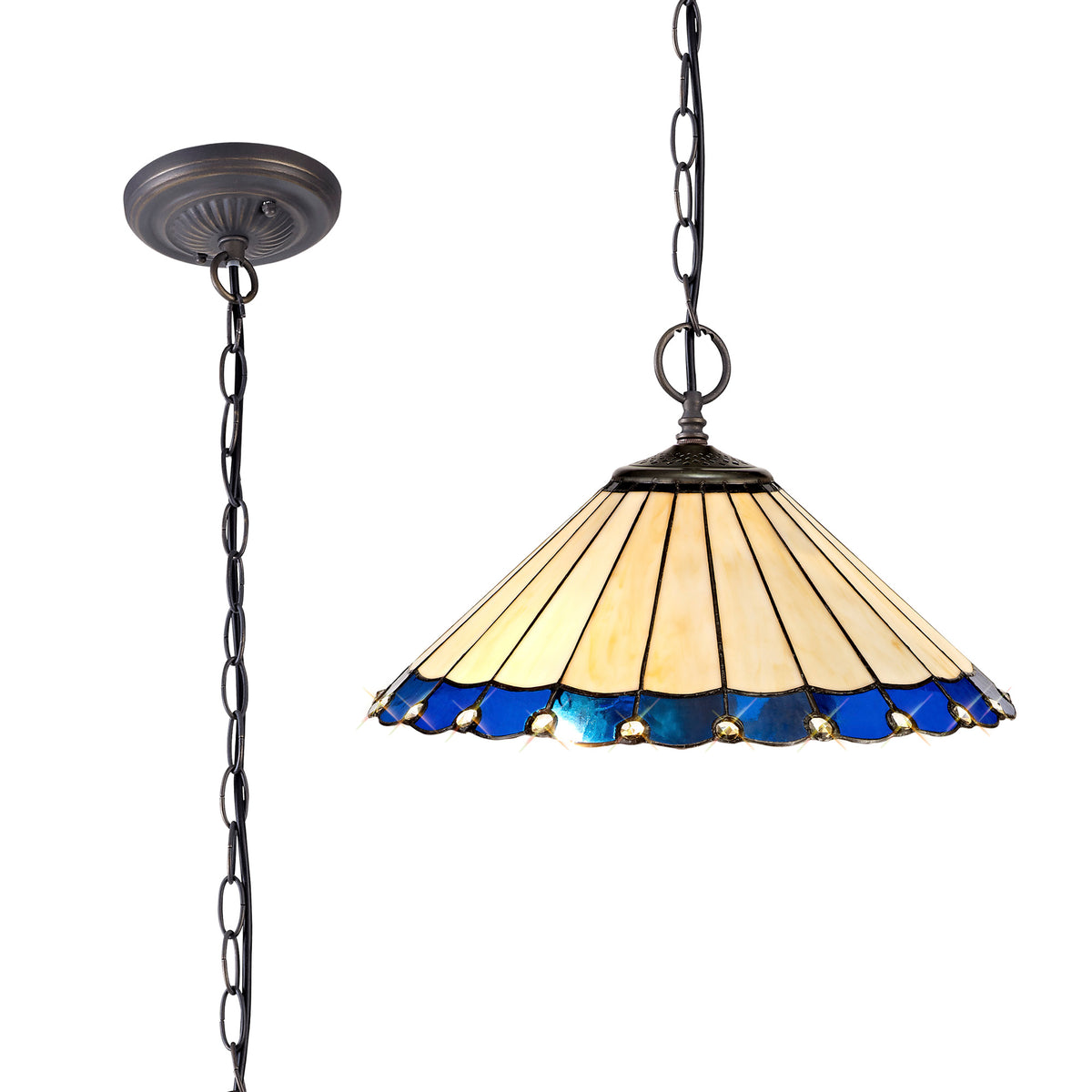 Loren 2 Light Downlighter Pendant  EM9130-KHSA