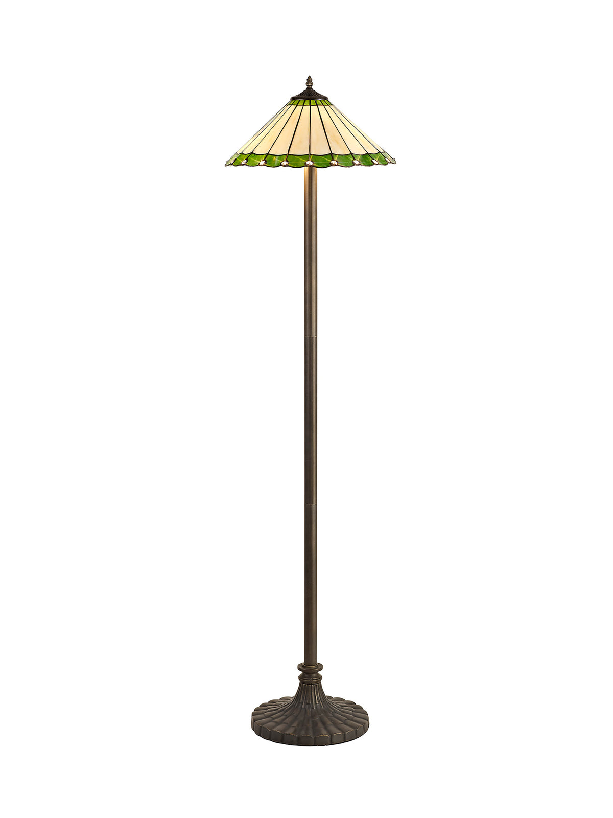 Loren 2 Light Stepped Design Floor Lamp  EM9520-KHSA