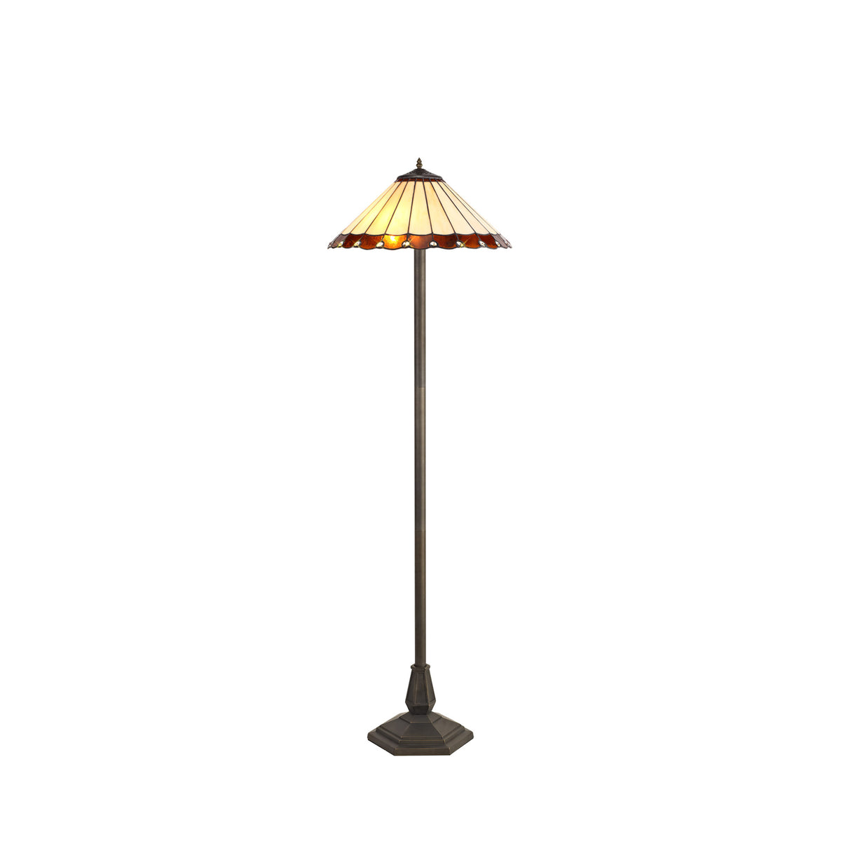 Loren 2 Light Octagonal Floor Lamp  EM9720-KHSA