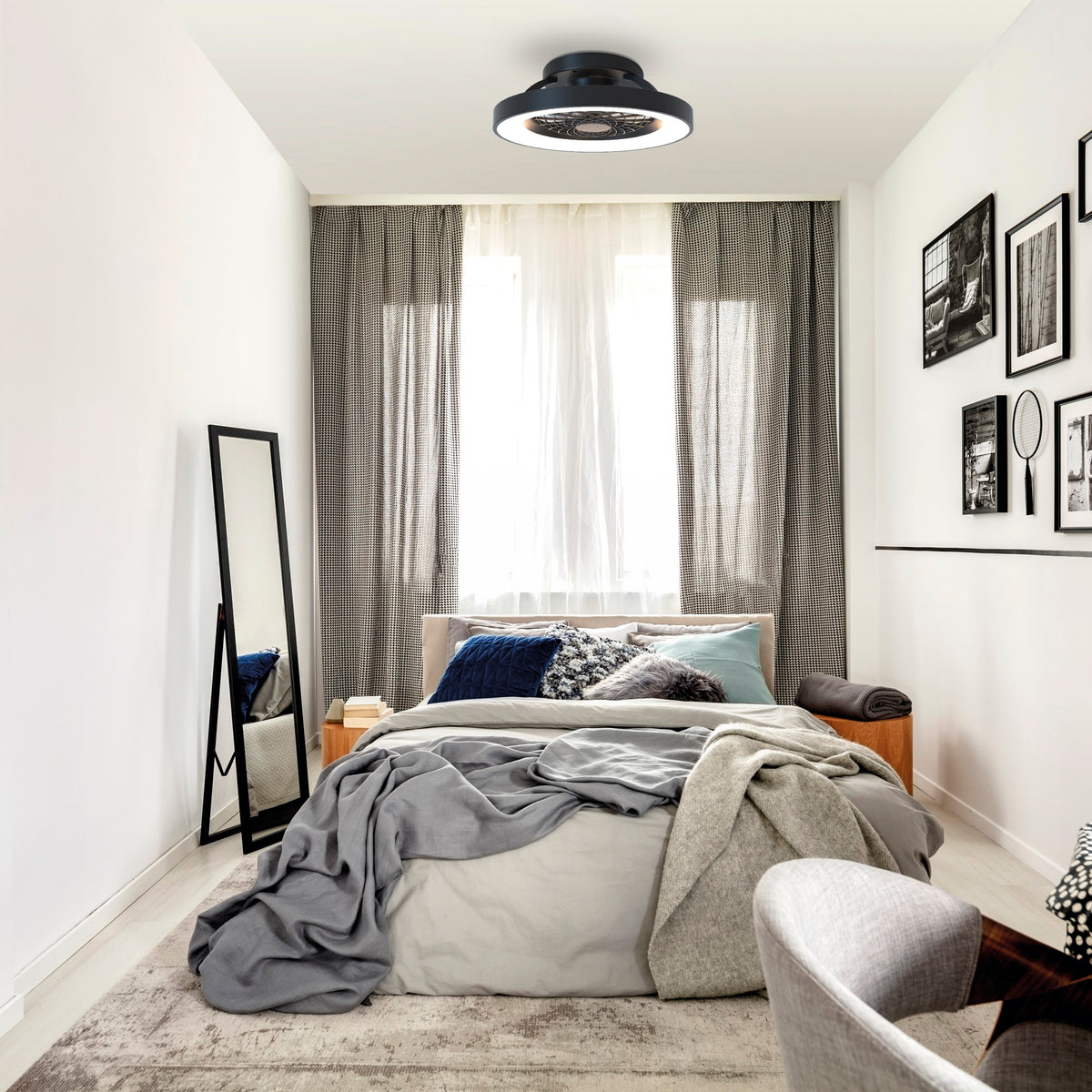 Tibet M7805 Mini Ceiling Fan Black