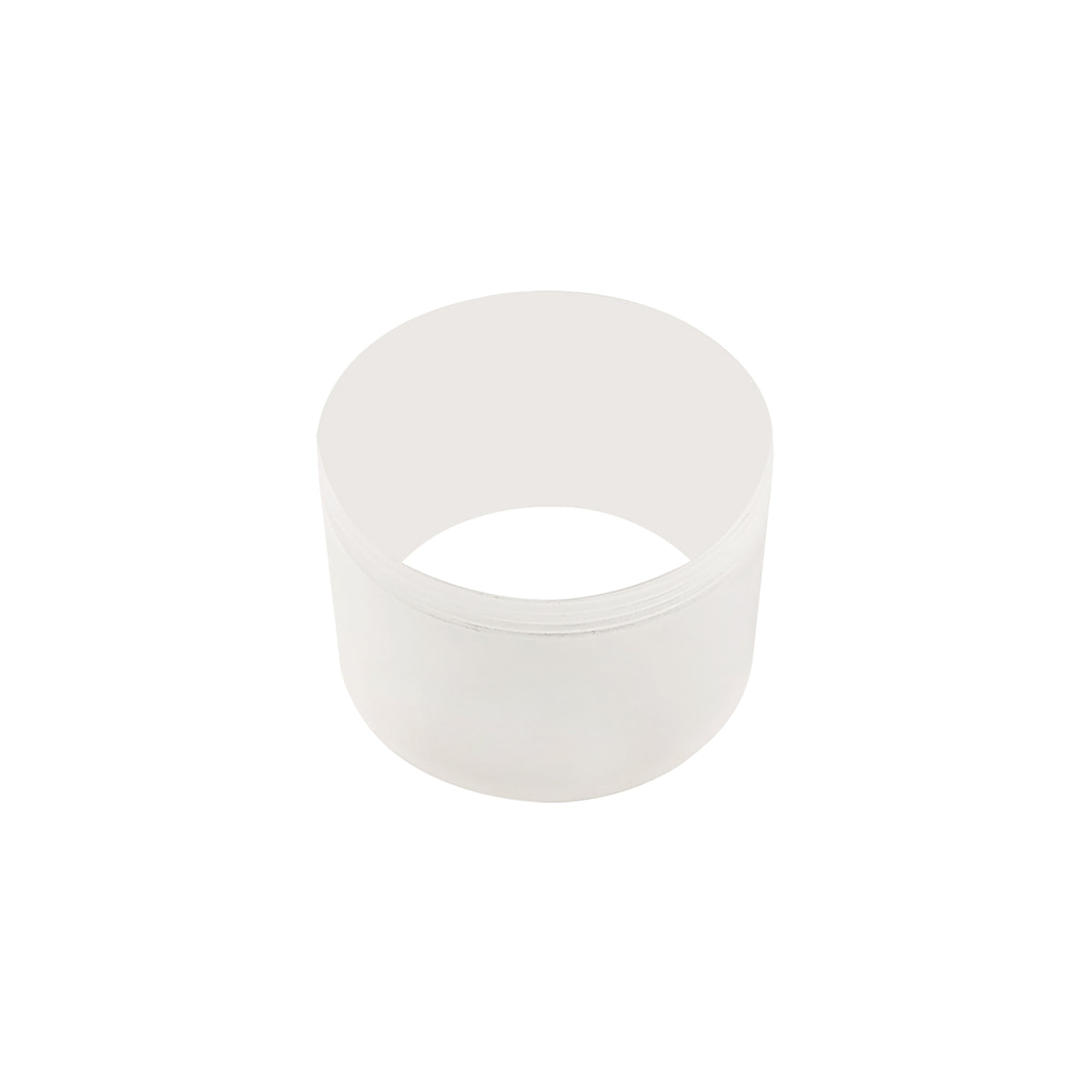Maclaine 2cm Face Ring Accessory, Frosted Acrylic EM6408-HSA