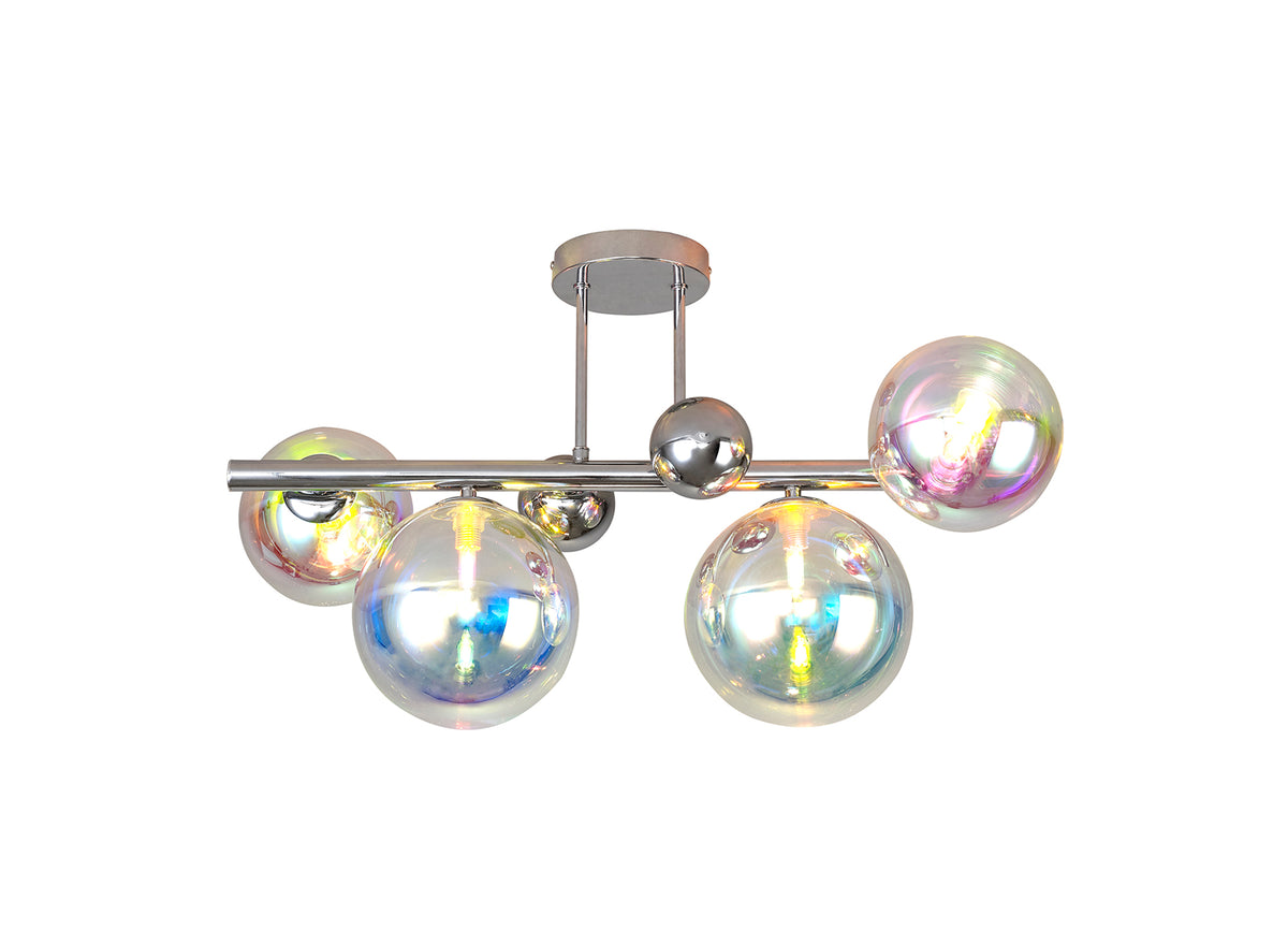 Mirren Semi-Flush Ceiling Light, EM5528-HSA