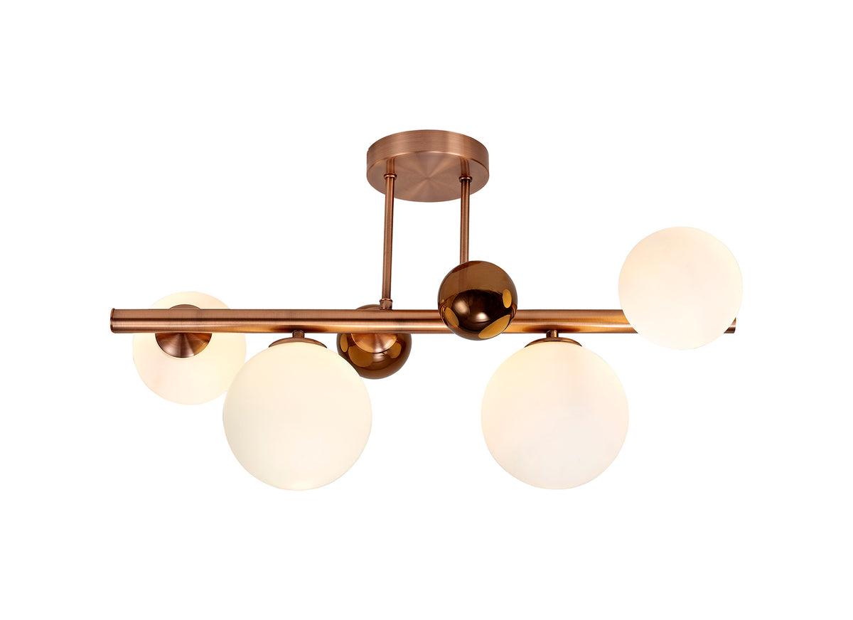 Mirren Semi Flush Ceiling Light,  EM5667-HSA