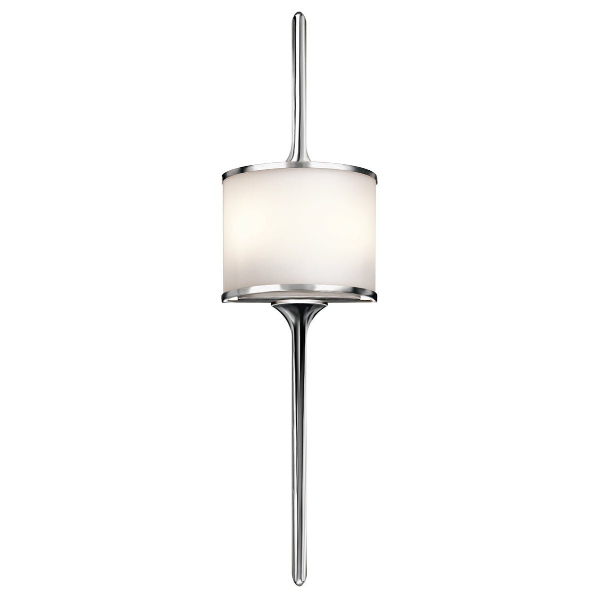 Elstead KL/MONA/L PC Kichler Mona Large Wall Light Polished Chrome