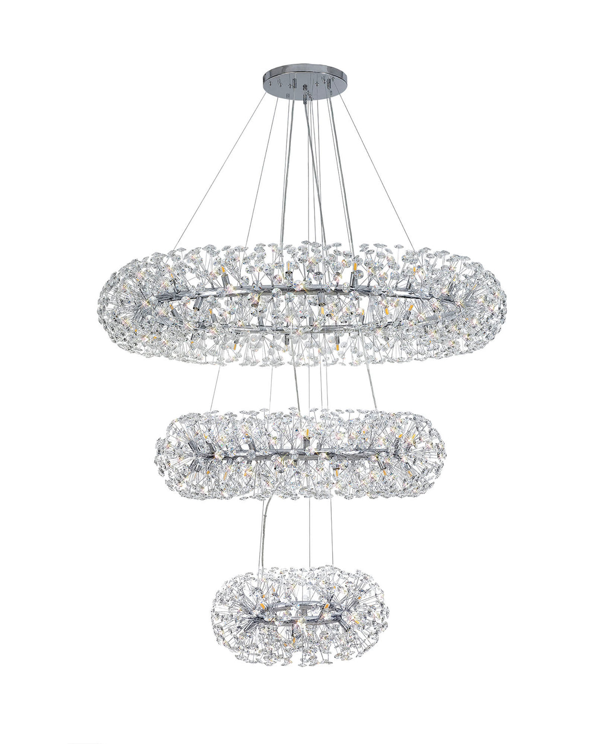 Monroe 3 Tier Pendant  EM3028-HSA