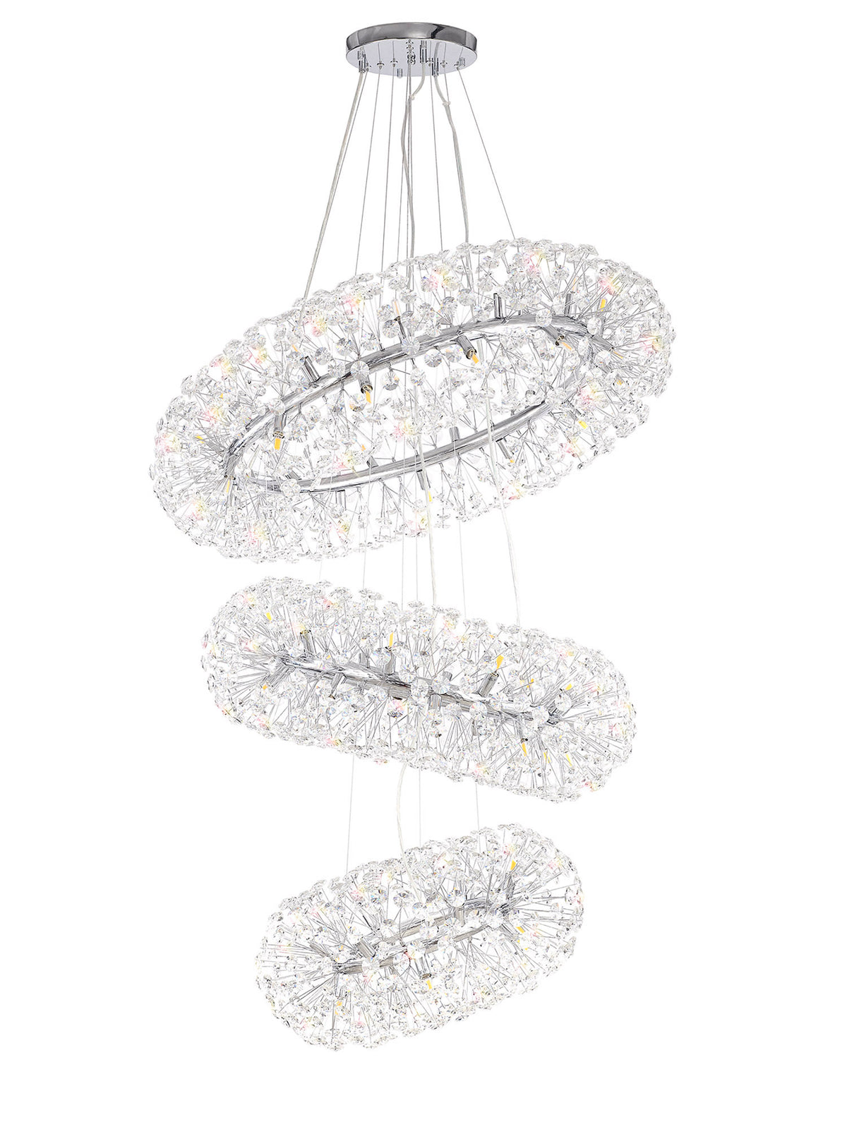 Monroe 3 Tier Pendant  EM3248-HSA
