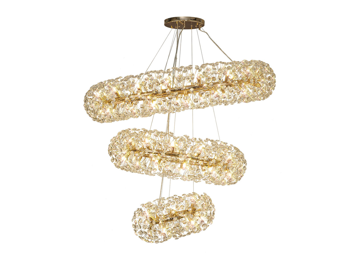 Monroe 3 Tier Pendant , EM8028-HSA
