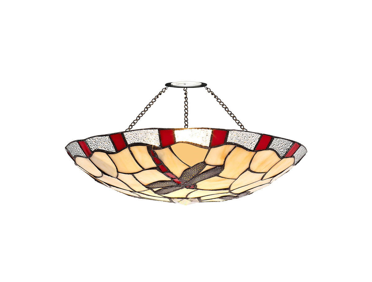 Nicholson 35cm Tiffany Non-electric Uplighter Shade, EM5527-HSA