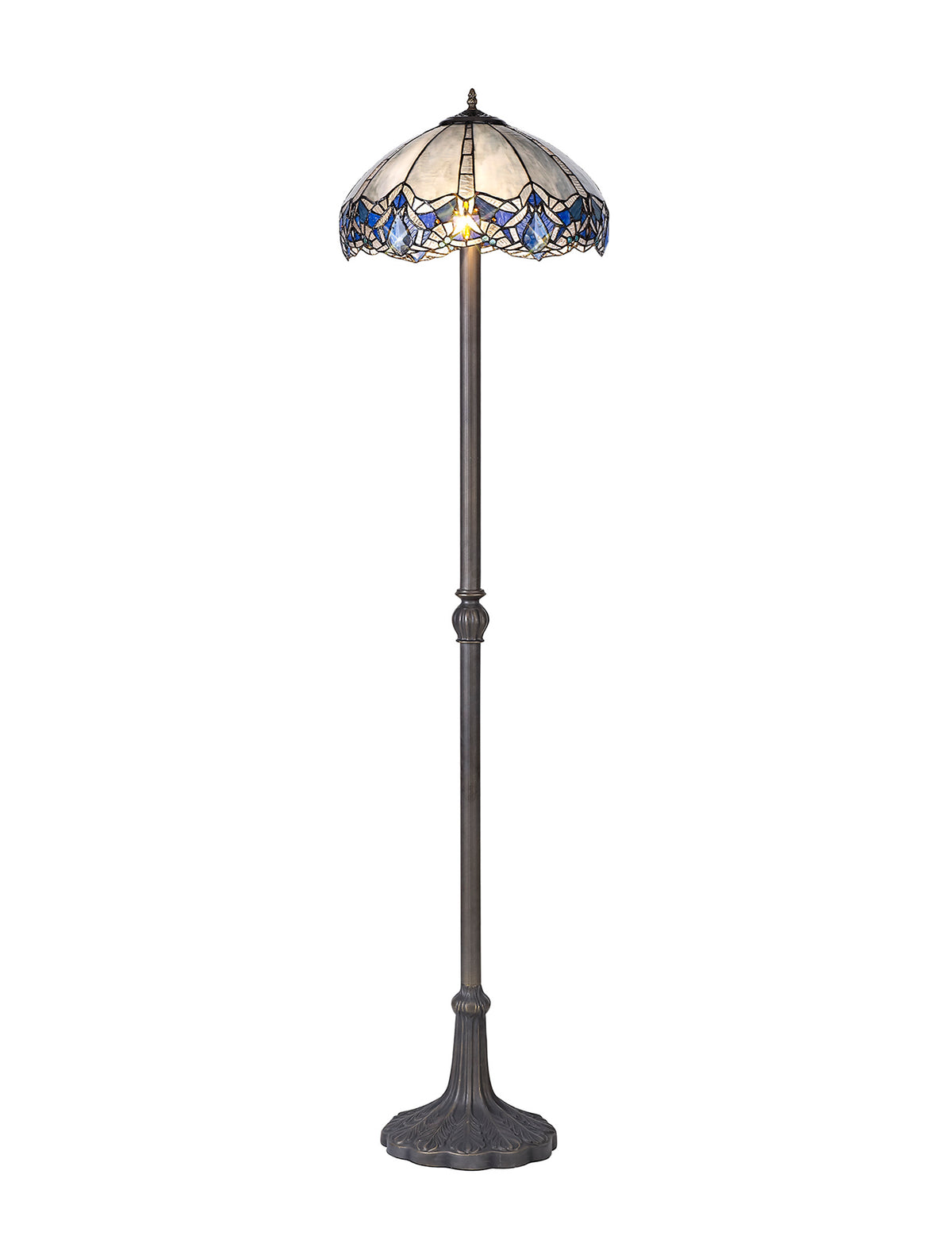 Normand 2 Light Leaf Design Floor Lamp  EM3610-KHSA