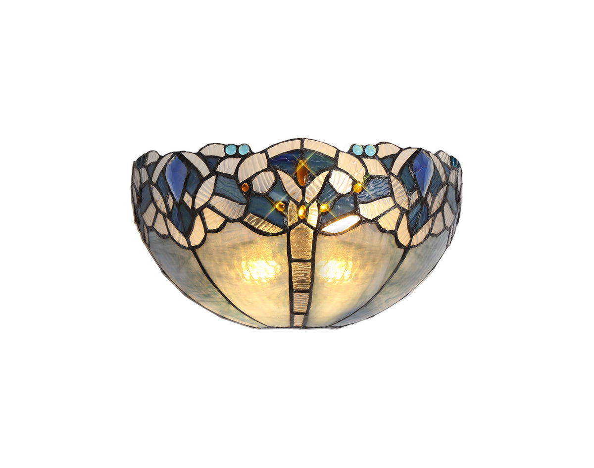 Normand Tiffany 30cm Wall Lamp,  EM6727-HSA