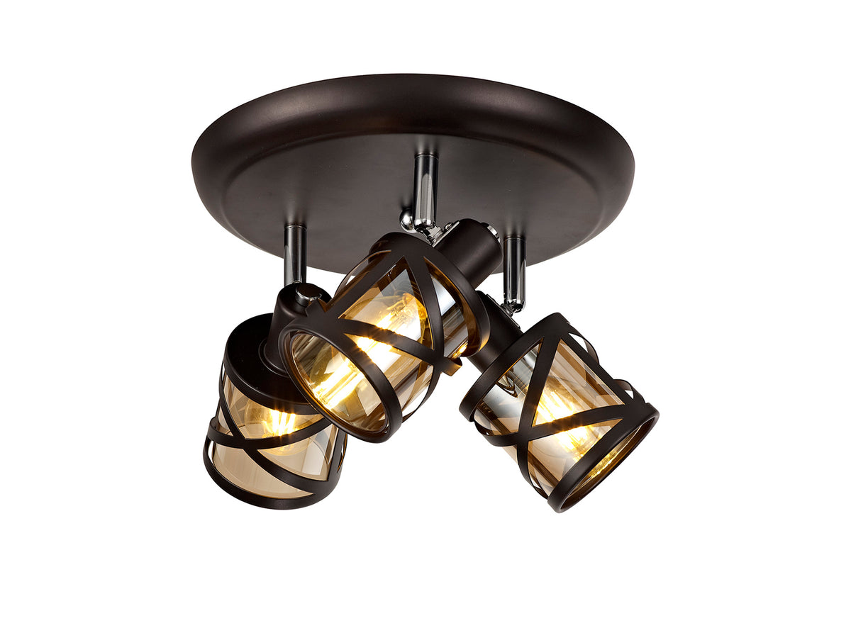 Novarro 3 Light Round Spotlight  EM4418-HSA