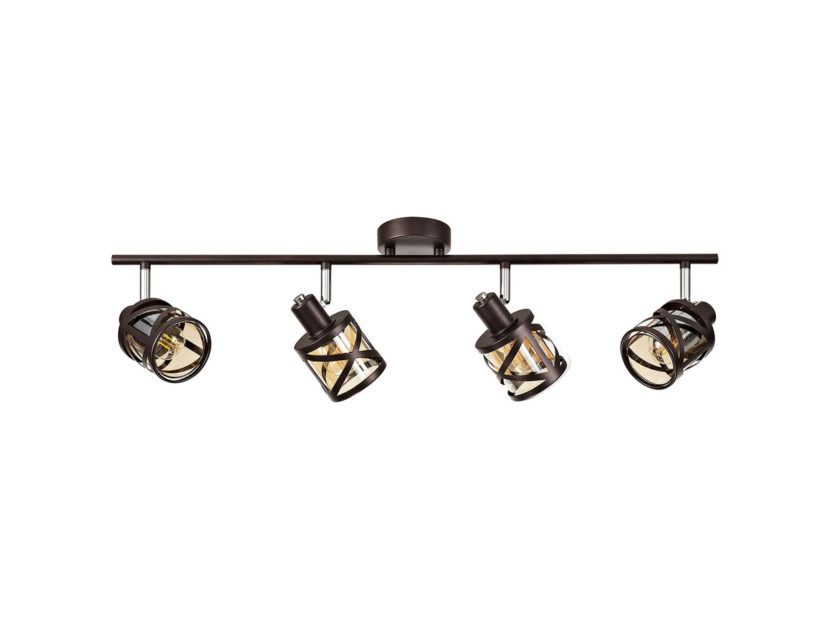 Novarro 4 Light Linear Bar Spotlight EM5418-HSA
