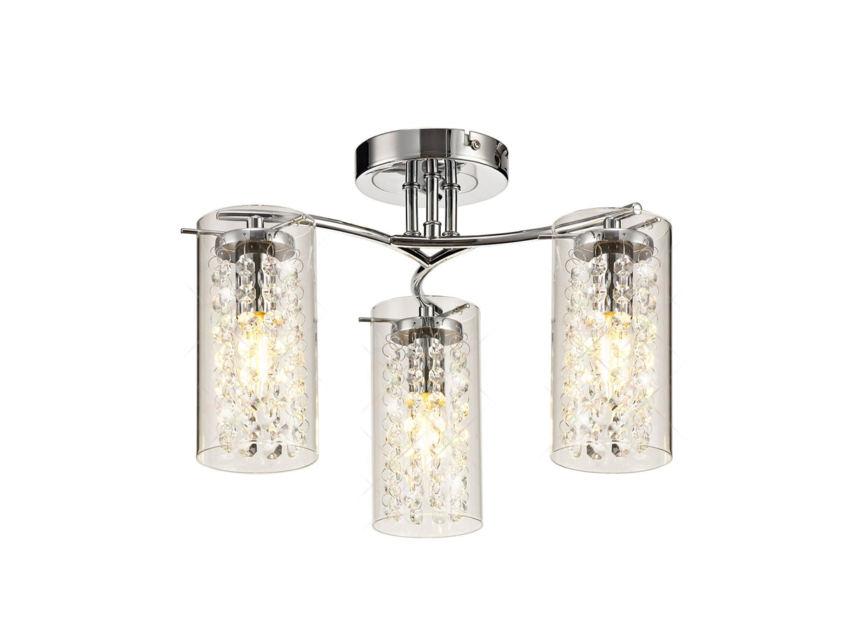 Paltrow Semi Ceiling Light,  EM4407-HSA