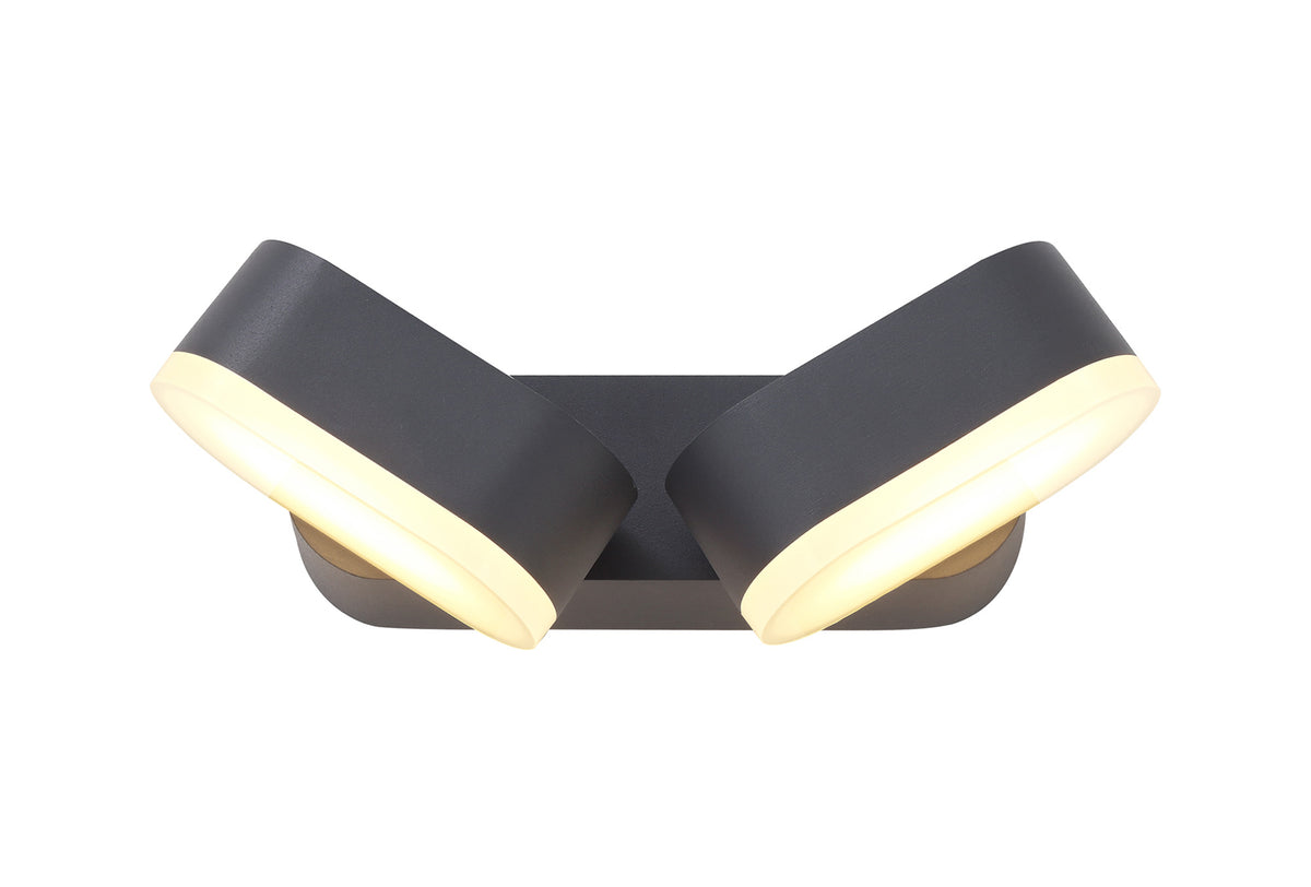 Perrin 2 Light Adjustable Wall Lamp,  EM2127-HSA