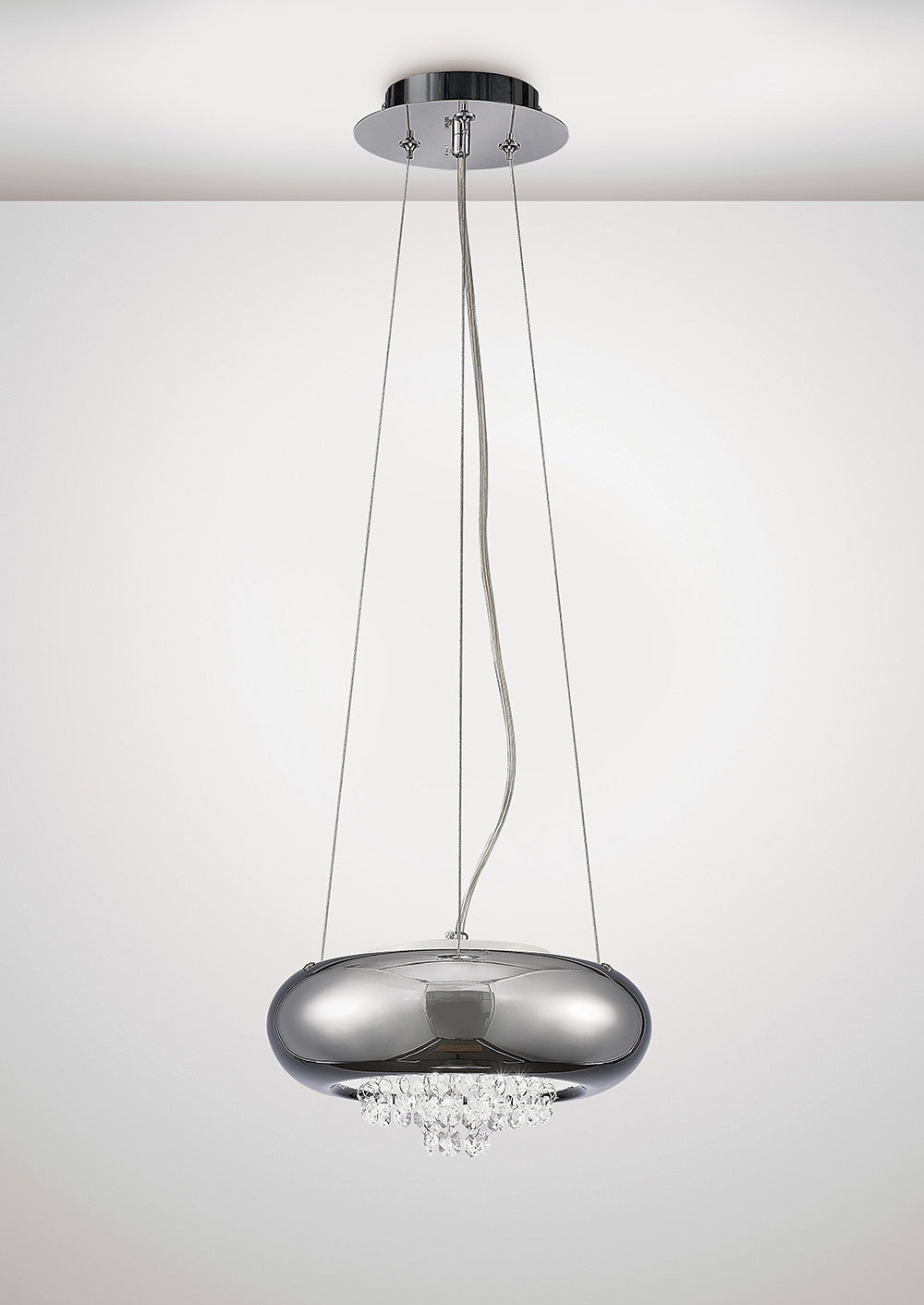 Diyas IL31561 Phyllis Small Pendant Chrome