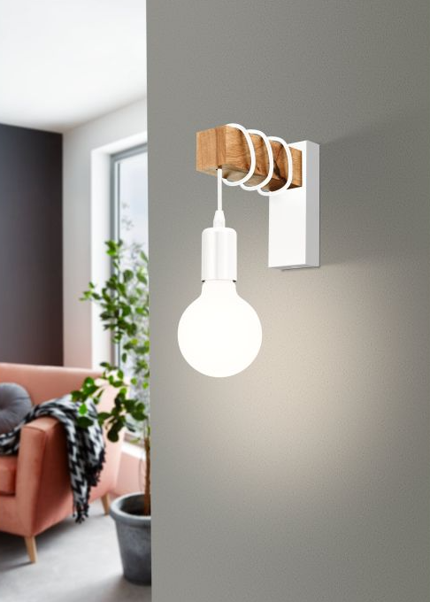 Eglo 33162 Townshend White Wall Light