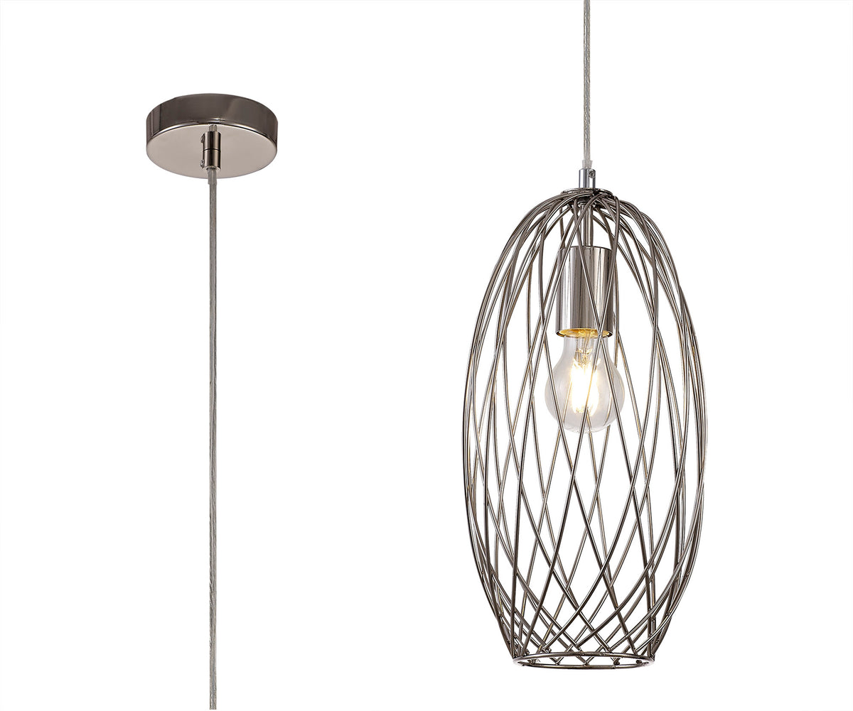 Quinn Curved Cylinder Pendant, EM6317-HSA