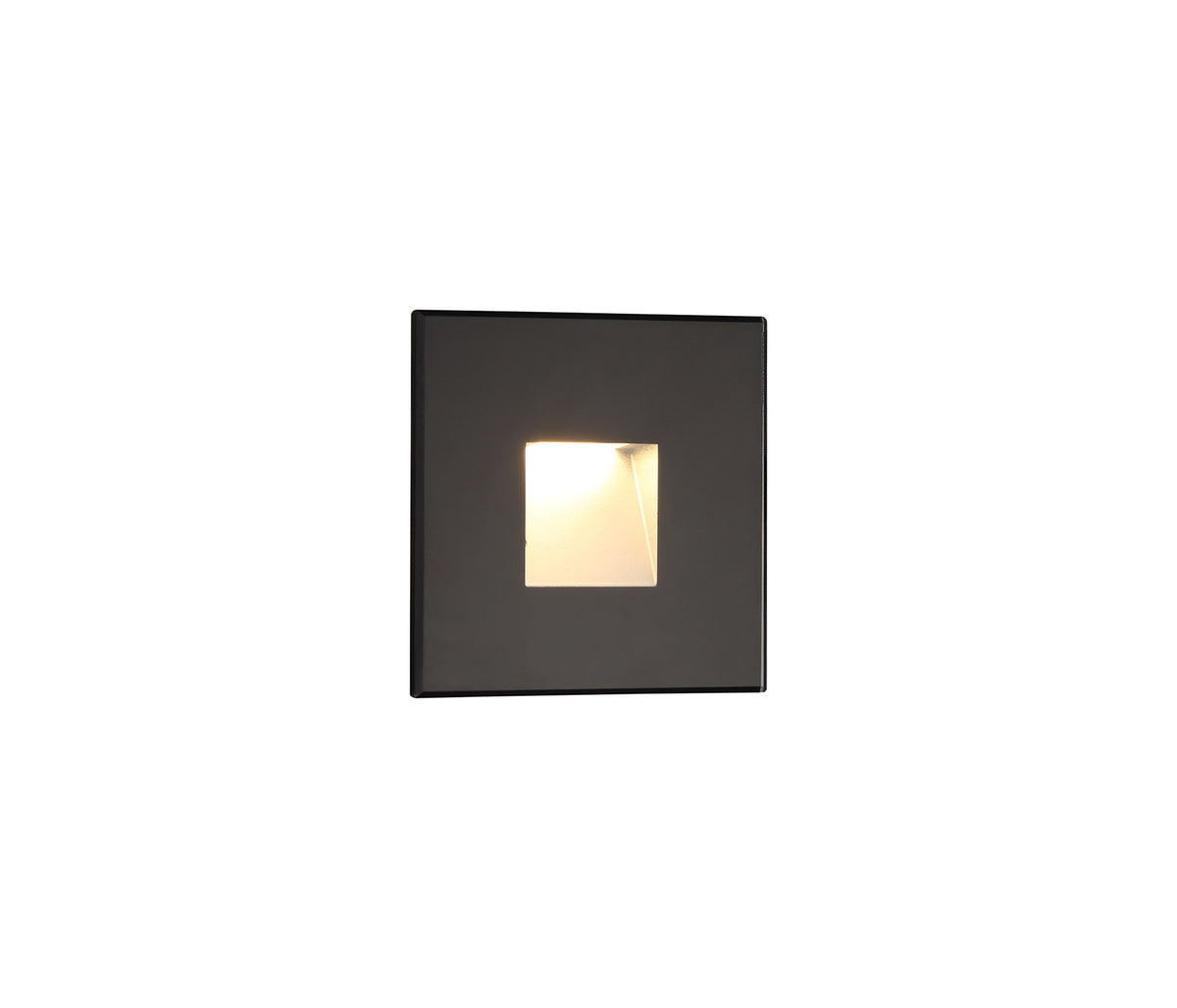 Reed Recessed Square Glass Fronted Wall Lamp,  EM6287-HSA