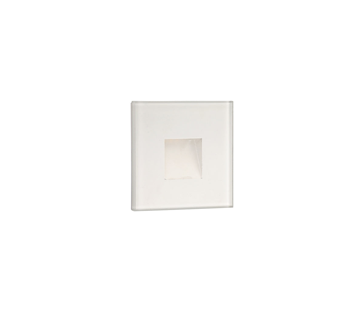 Reed Recessed Square Glass Fronted Wall Lamp,  EM7287-HSA