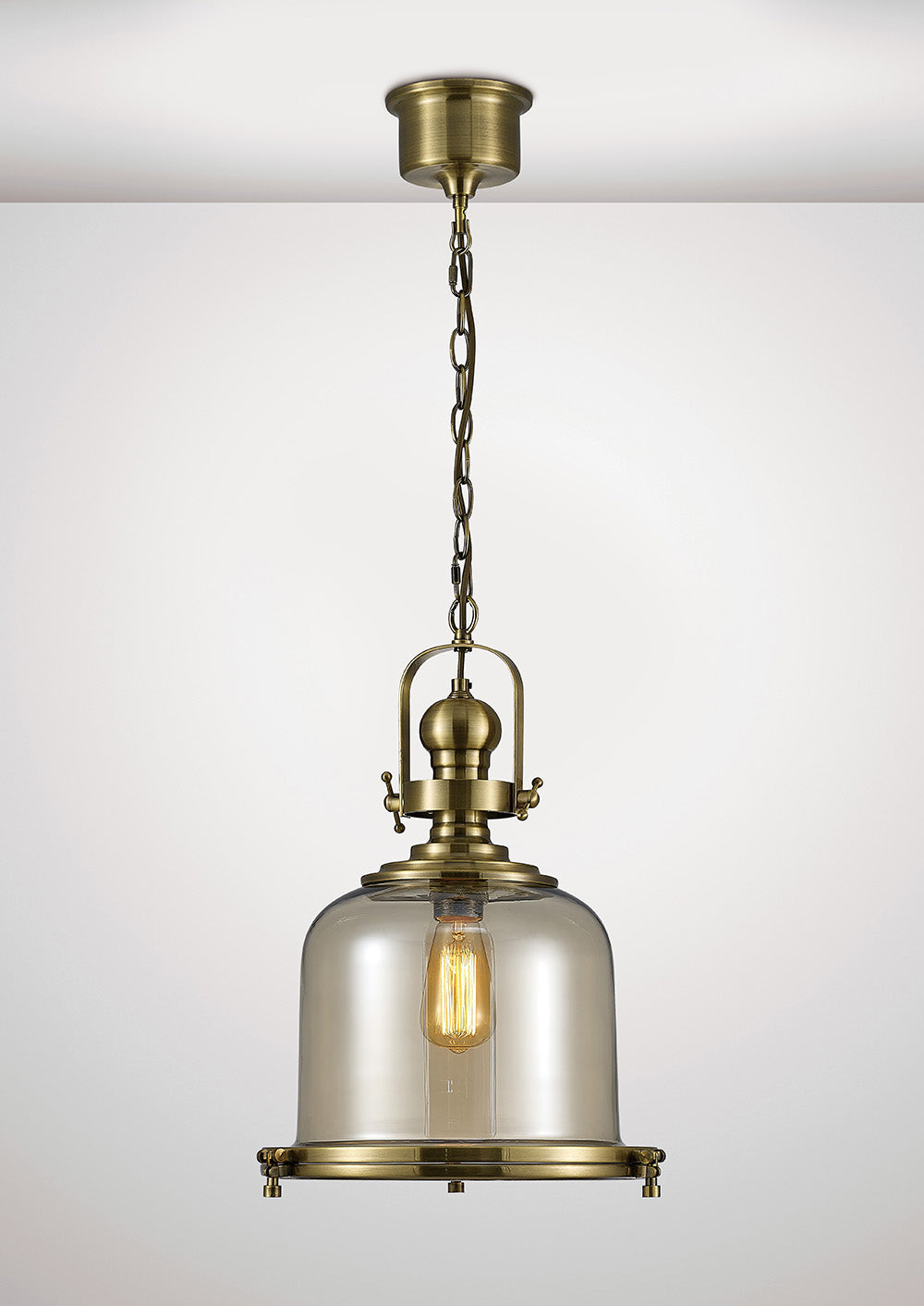 Diyas IL31594 Riley Medium Bell Pendant