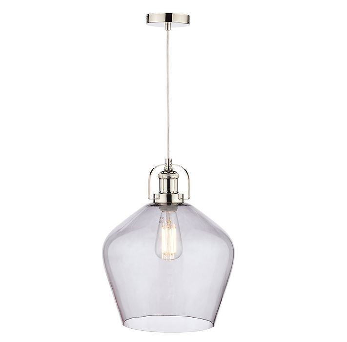 Laura Ashley LA3734717-Q Rye Pendant Smoked Glass