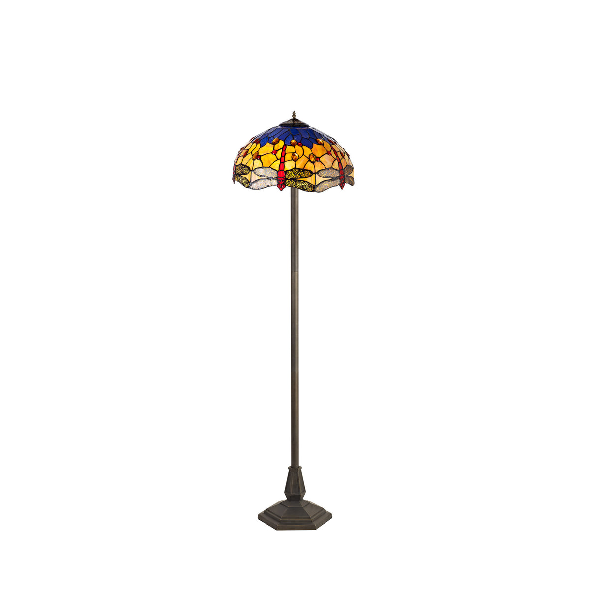 Sarandon 2 Light Octagonal Floor Lamp  EM1800-KHSA