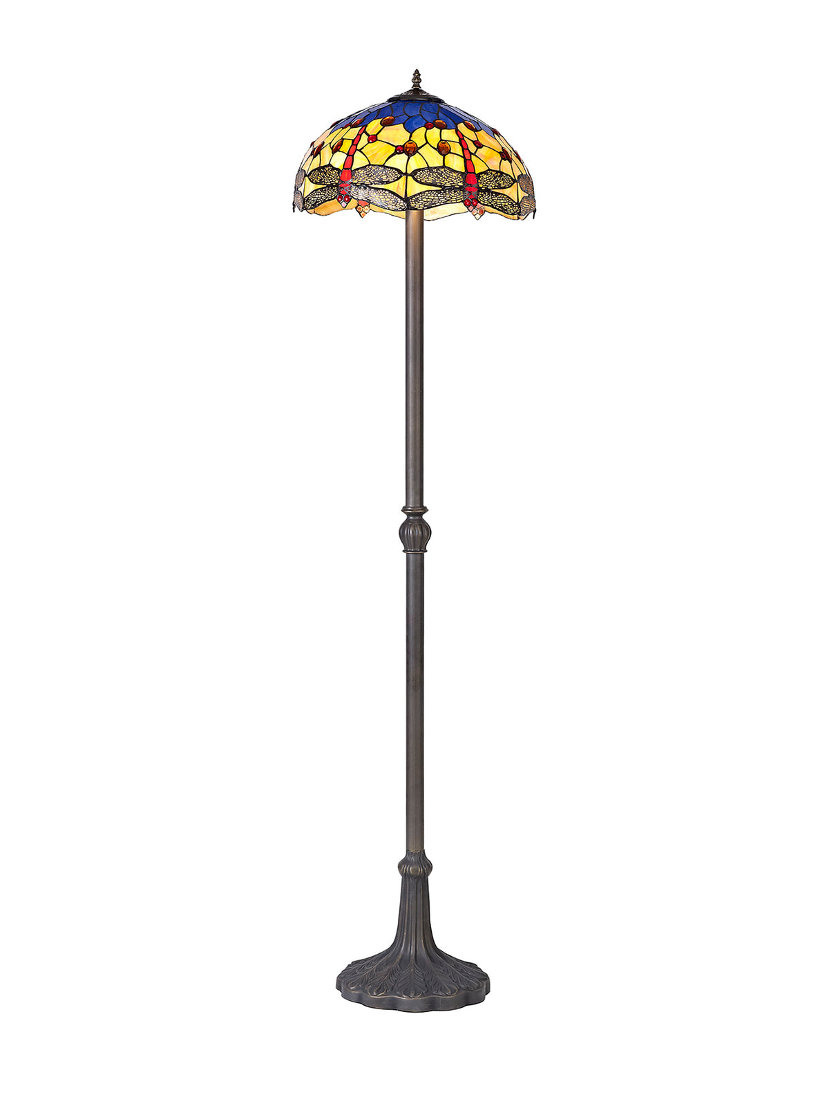 Sarandon 2 Light Leaf Design Floor Lamp  EM2800-KHSA