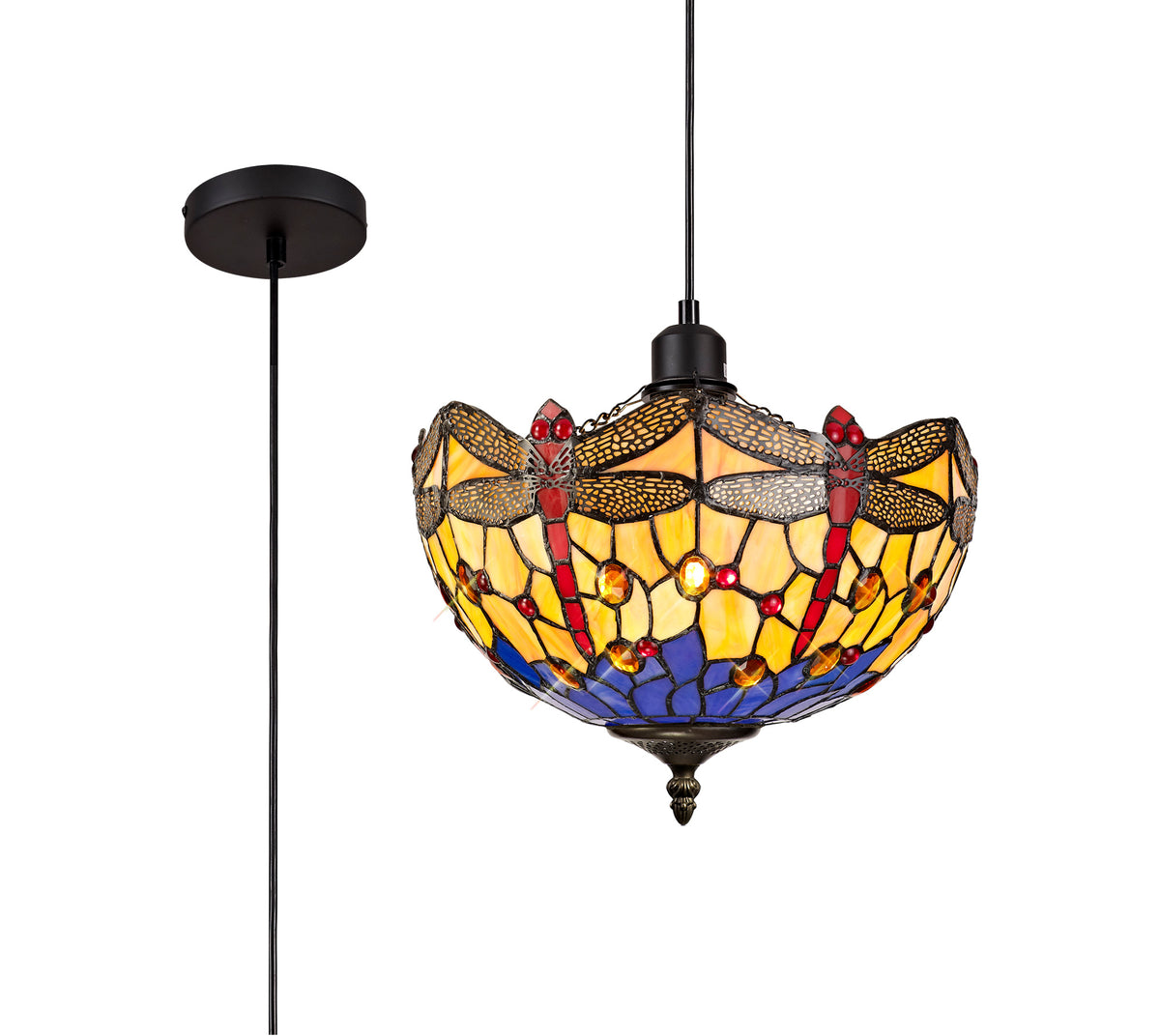 Sarandon 1 Light Uplighter Pendant  EM3600-KHSA