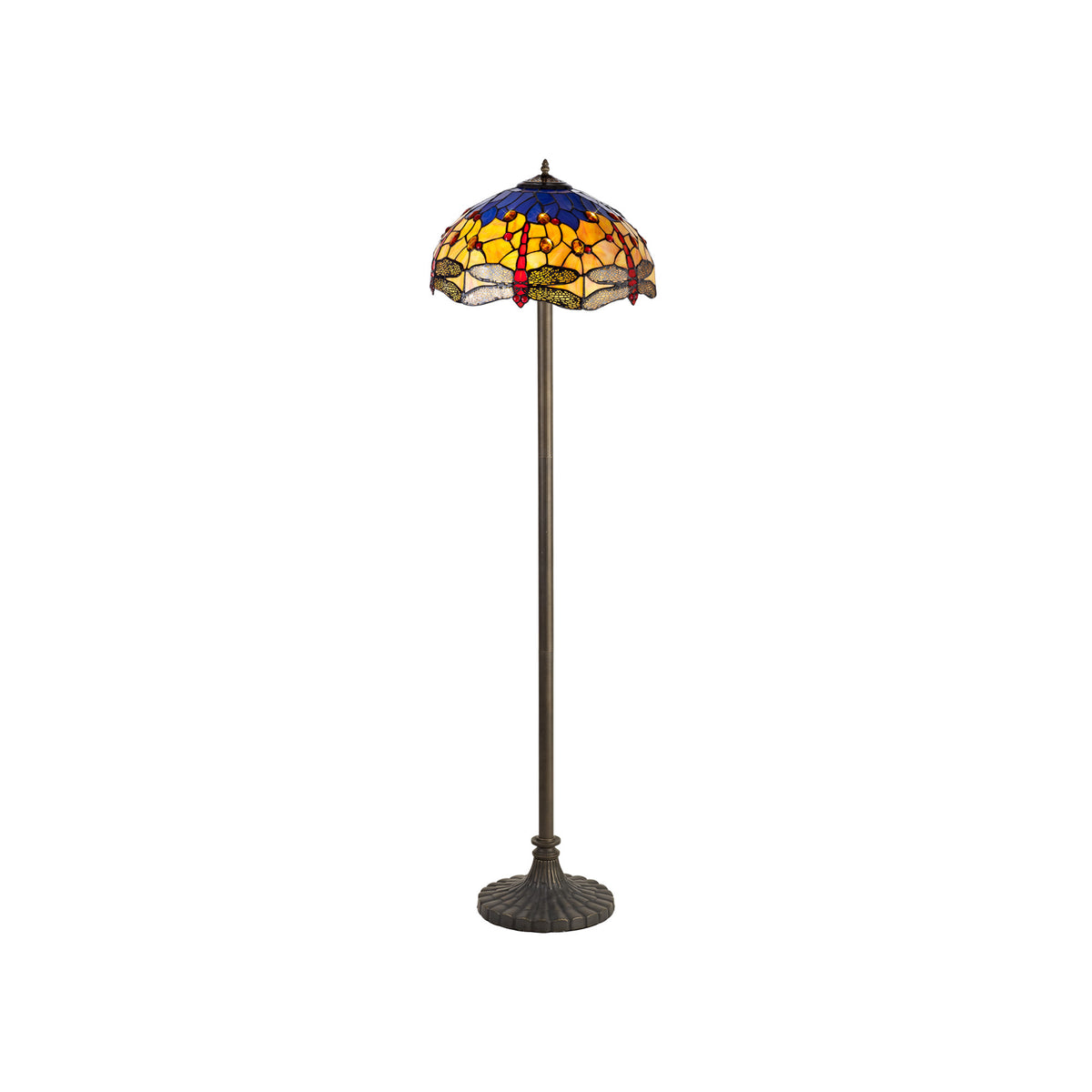 Sarandon 2 Light Stepped Design Floor Lamp  EM3800-KHSA