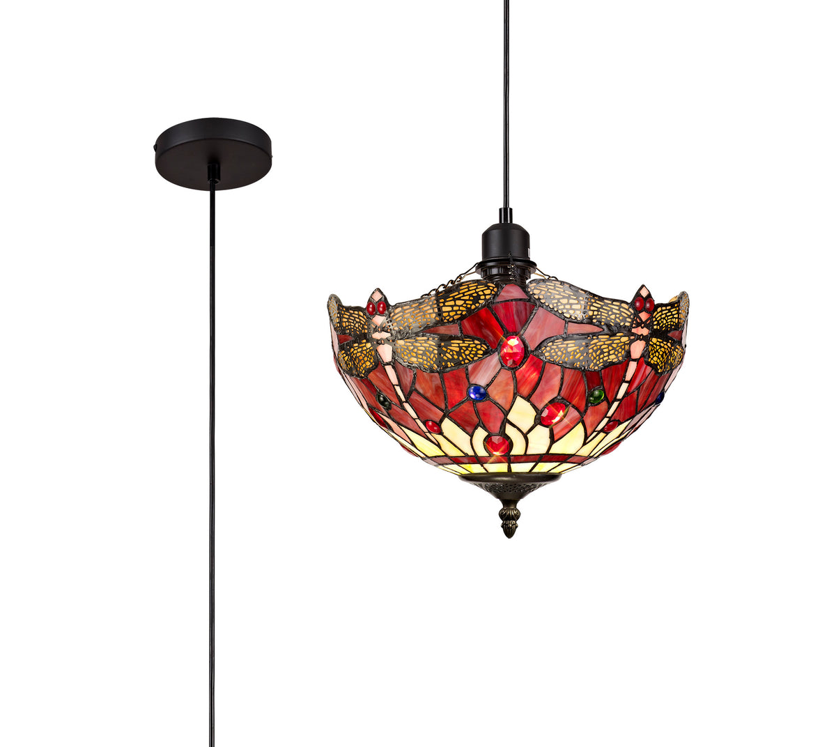 Sarandon 1 Light Uplighter Pendant  EM5800-KHSA