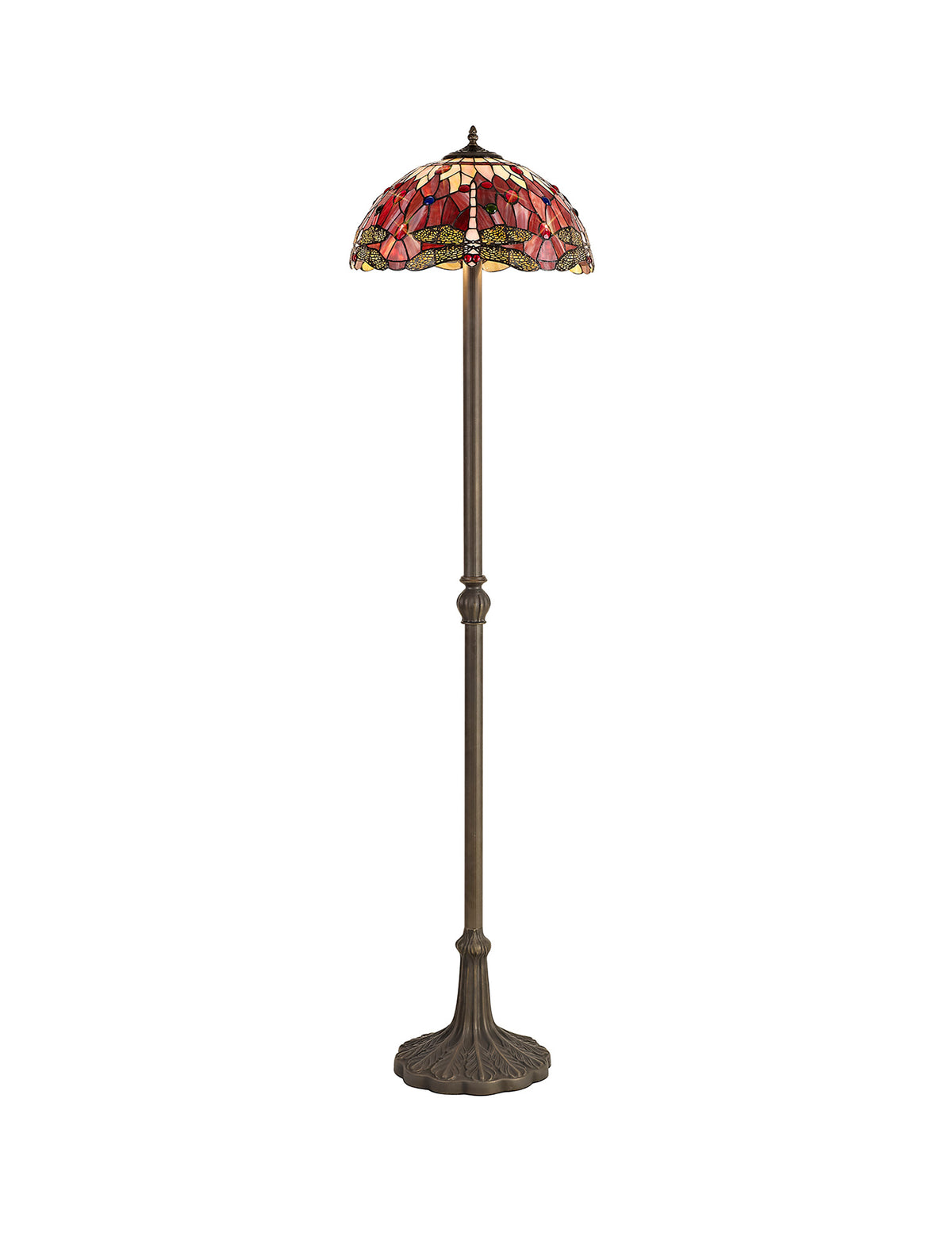 Sarandon 2 Light Leaf Design Floor Lamp  EM7010-KHSA