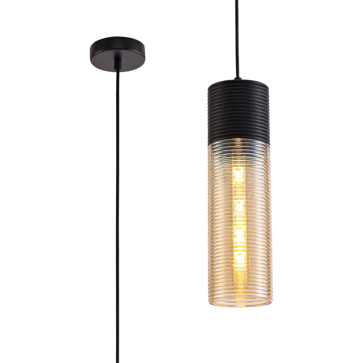 Sebastian Single Tube Pendant  EM4047-HSA