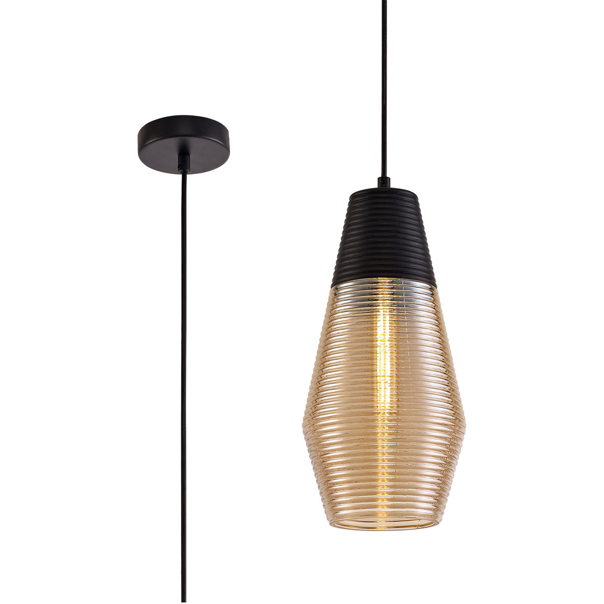 Sebastian Single Cone Pendant  EM6047-HSA