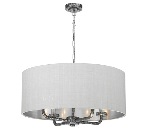David Hunt SLO0499 Sloane 4 Light Pewter Pendant