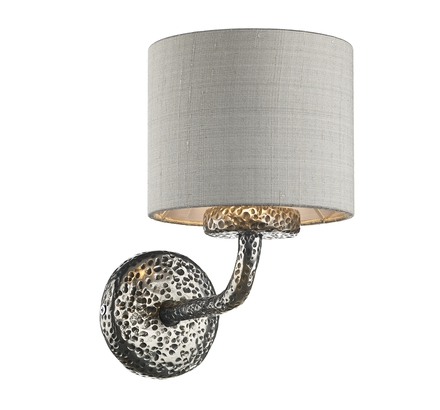 David Hunt SLO0799 Sloane Wall Light Pewter