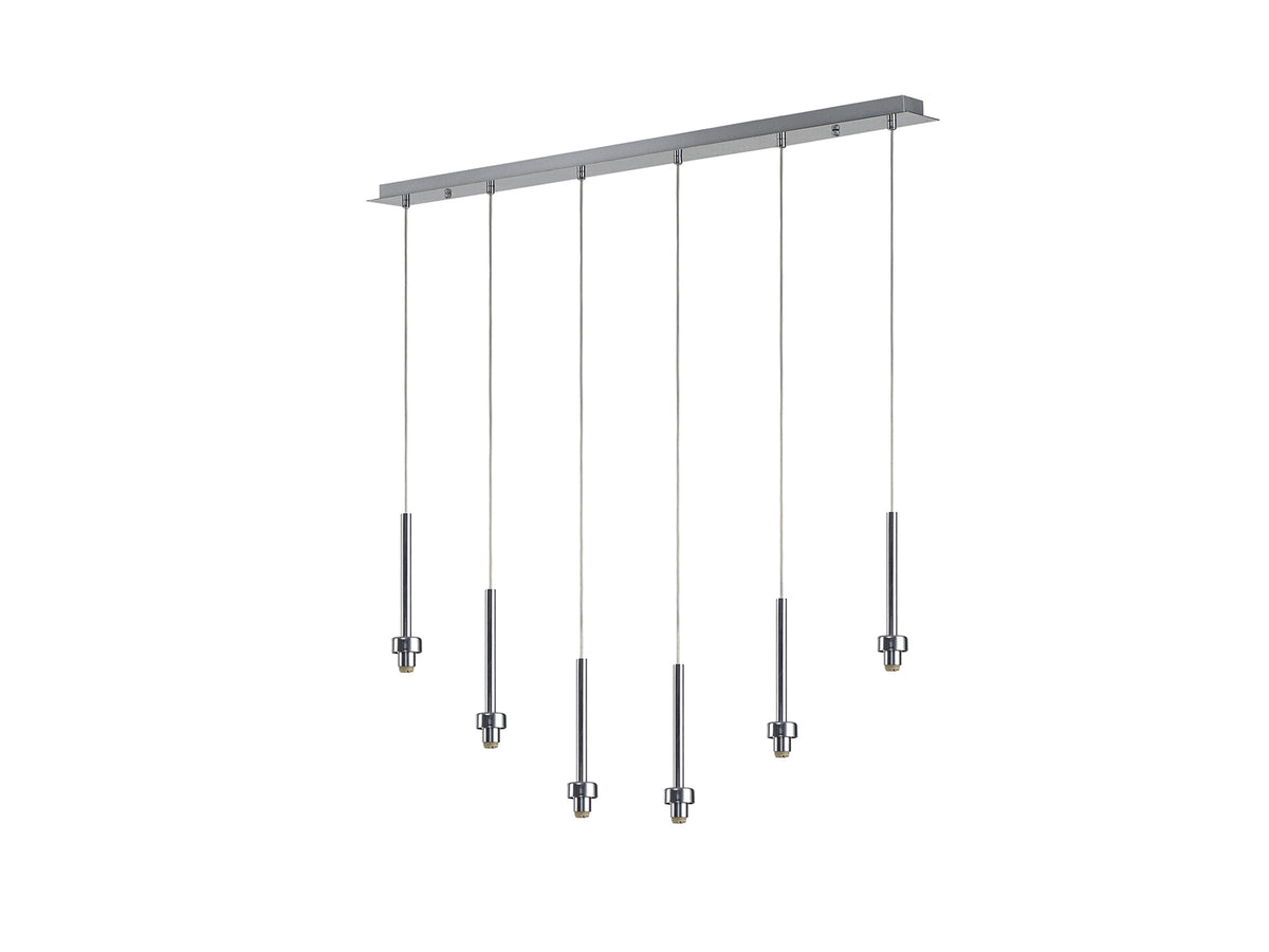 Spacek 6 Light G9 Universal 2m Linear Pendant