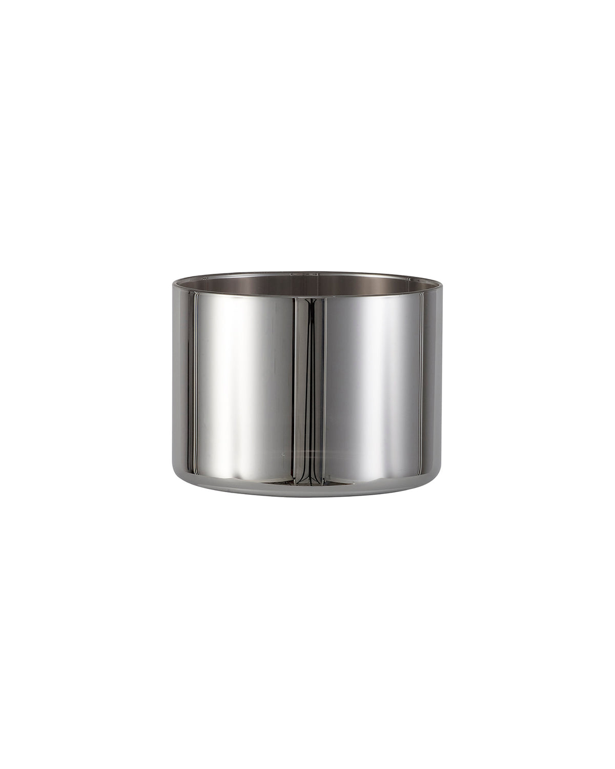 Spacek 150x110mm Short Cylinder Chrome Glass Shade EM3367-HSA