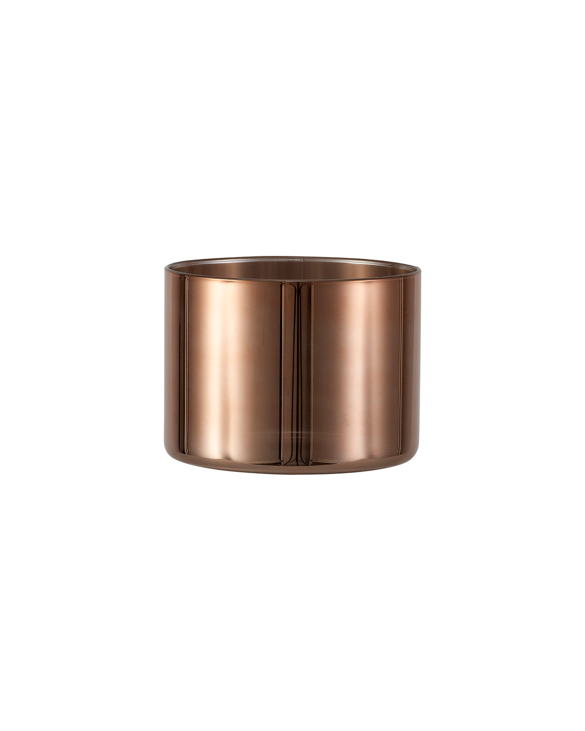 Spacek 150x110mm Short Cylinder Copper Glass Shade EM4367-HSA