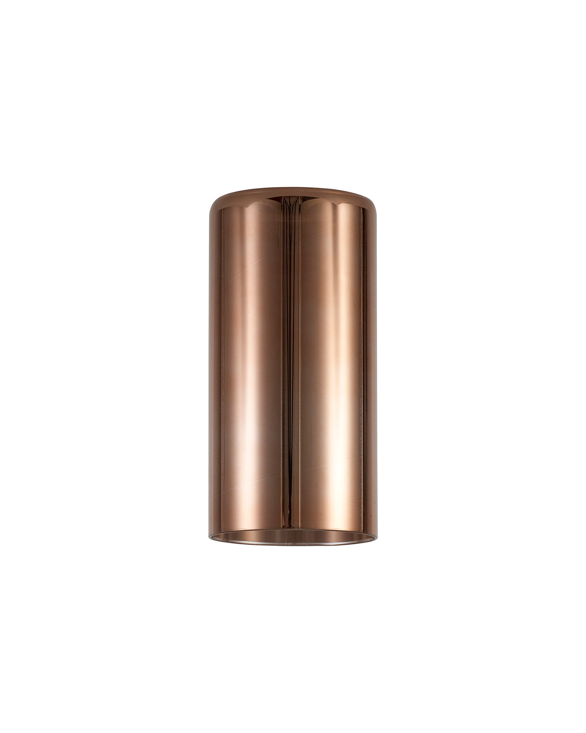 Spacek 100x200mm Tall Cylinder Copper Glass Shade EM8267-HSA