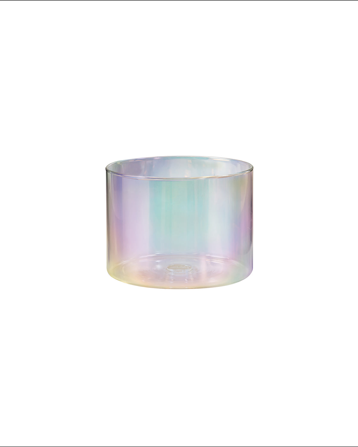 Spacek 150x110mm Short Cylinder 7 Colour Iridescent Glass Shade EM9928-HSA