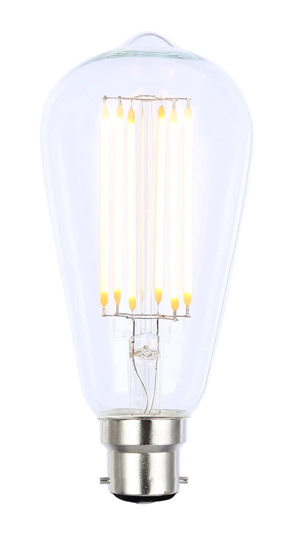 Vintage LED Filament ST64 BC Clear Lamp