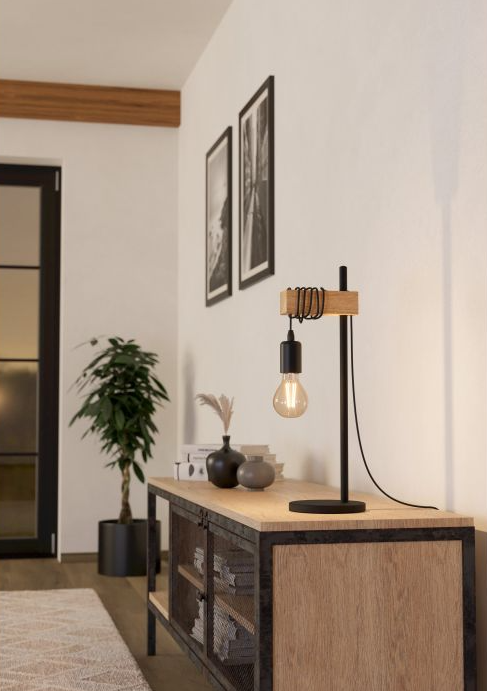 Eglo 32918 Townshend Black Table Lamp