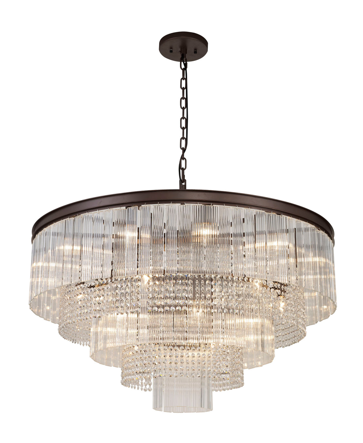 Tucker Large 3 Tier Round Pendant, EM6238-HSA