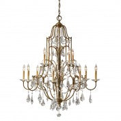 Elstead FE/VALENTINA12 Valentina 12 Light Multi-Tier Chandelier