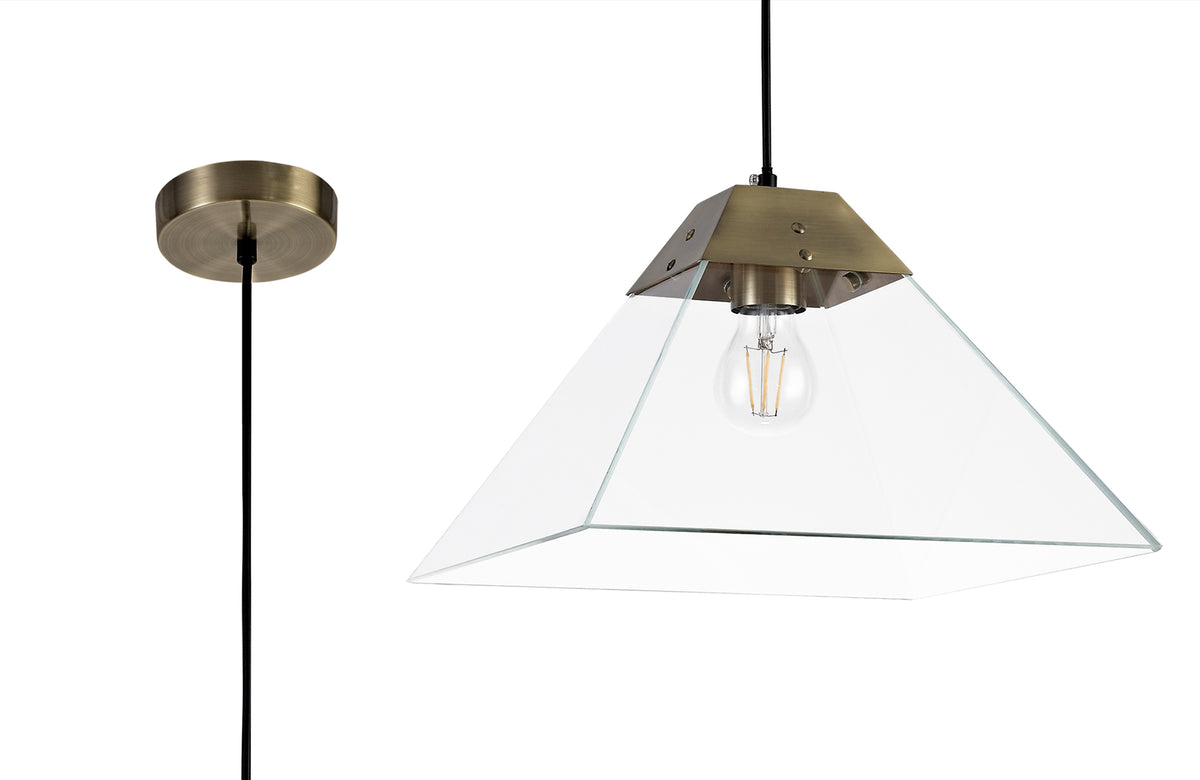 Wahlberg Square Pendant Large, EM2117-HSA