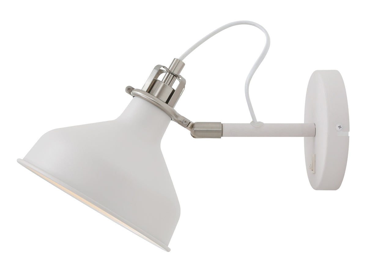 Warrick Adjustable Wall Lamp Switched, EM2107-HSA