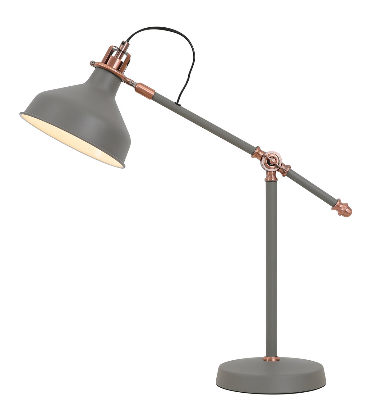 Warrick Adjustable Table Lamp, EM5007-HSA